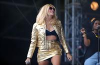 Pixie Lott performing on Day 1 of the V Festival at Hylands Park on August 16, 2014