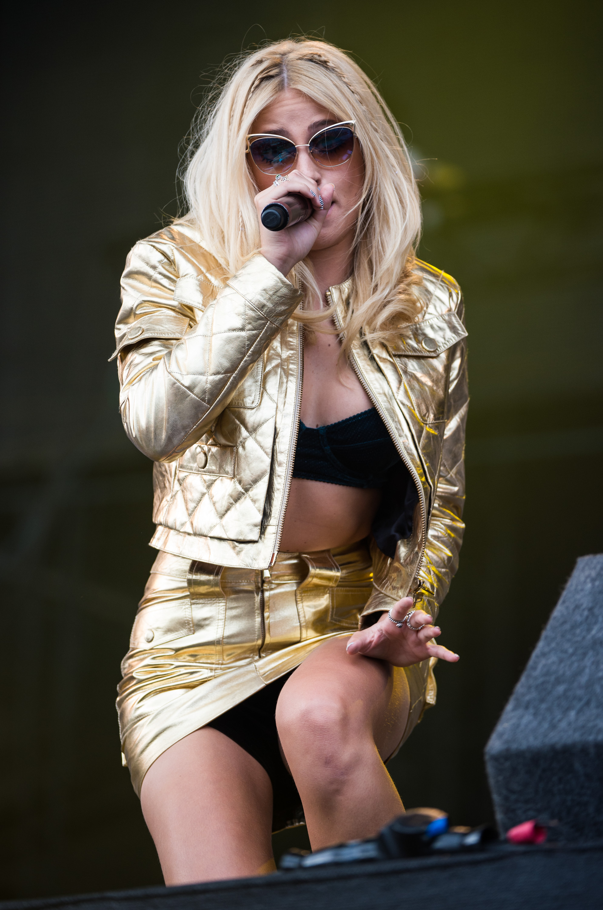 Pixie Lott performing on Day 1 of the V Festival at Hylands Park on August 16, 2014