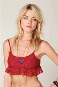 Martha Hunt in lingerie