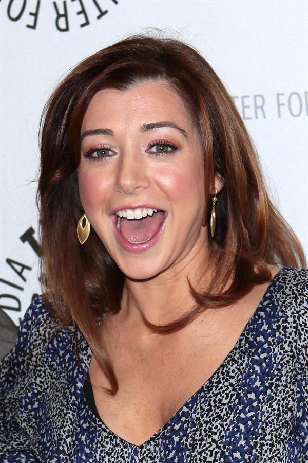 Alyson Hannigan at the How I Met Your Mother's 100th episode celebration on January 7, 2009