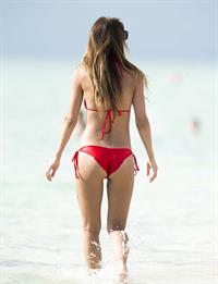Audrina Patridge in a bikini in Miami Beach shooting a segment for 1st Look on August 12, 2014