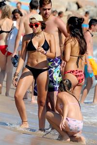Lourdes Leon in a bikini in Cannes August 13, 2014