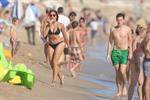 Lourdes Leon in a bikini in Cannes August 13, 2014