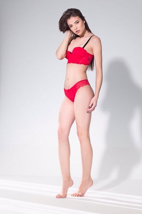 Ksenia Barasheva in lingerie