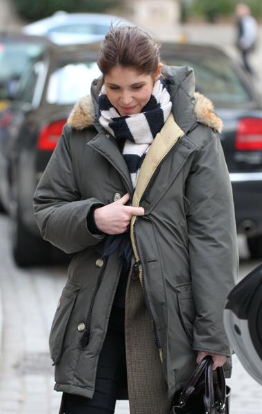 Gemma Arterton - Arrives at the ITV Studios in Waterloo, London (06.02.2013) 