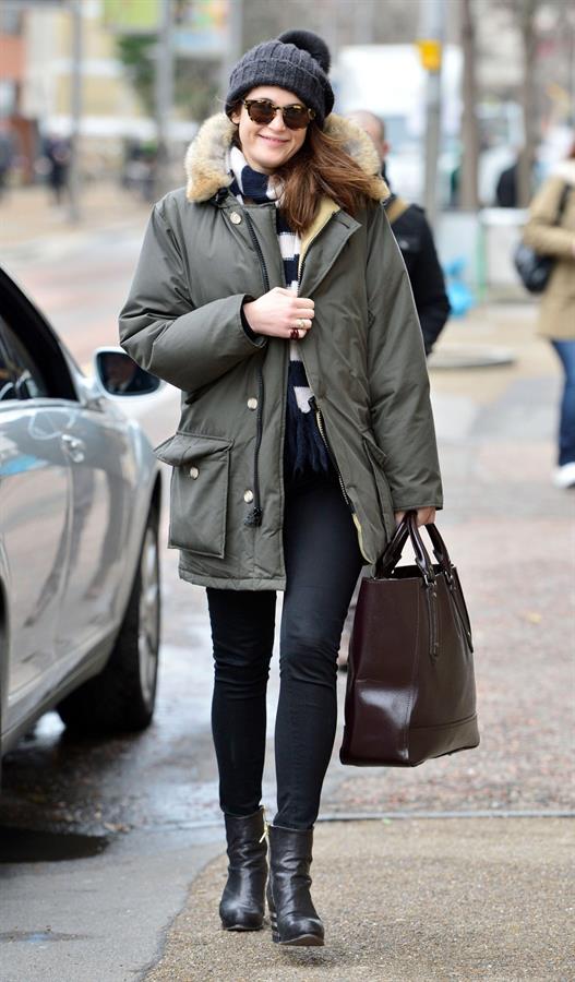 Gemma Arterton - Arrives at the ITV Studios in Waterloo, London (06.02.2013) 