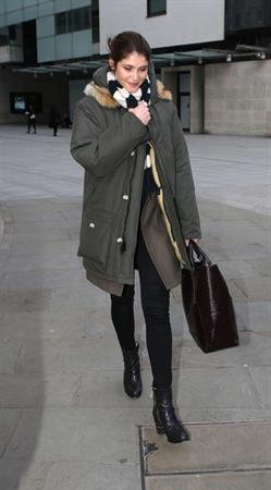 Gemma Arterton - Arrives at the ITV Studios in Waterloo, London (06.02.2013) 