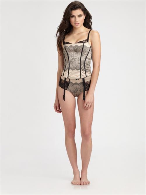 Nicole Harrison in lingerie