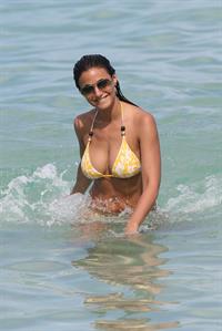 Emmanuelle Chriqui Bikini candids in Miami, 29 Aug 2013 