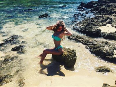 Valentina Grishko in a bikini