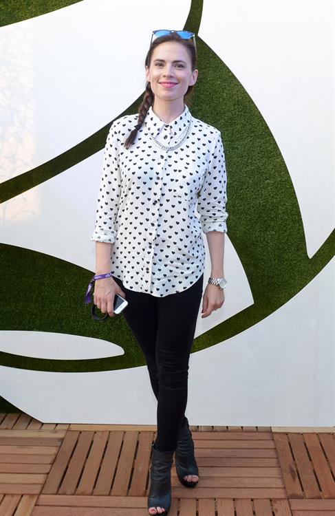 Hayley Atwell Barclaycard British Summer Time Concert - Day 2 in London, Jul. 6, 2013 