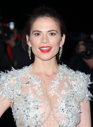 Hayley Atwell attends the 59th London Evening Standard Theatre Awards  