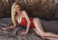 Simone Holtznagel in a bikini