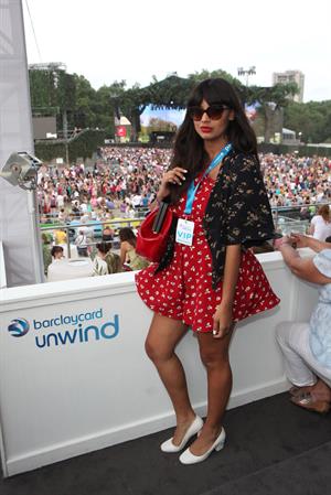 Jameela Jamil Barclaycard British Summer Time Concert in London, Jul. 14, 2013 