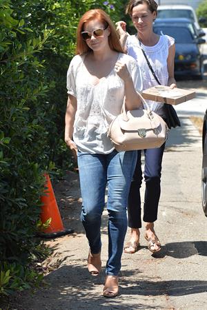Amy Adams leaves a private party in Brentwood on August 10, 2014