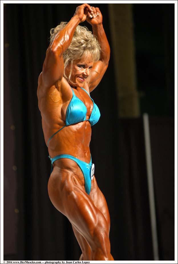 Lisa Aukland in a bikini