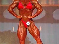 Lisa Aukland in a bikini