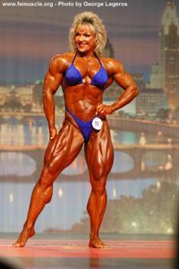 Lisa Aukland in a bikini