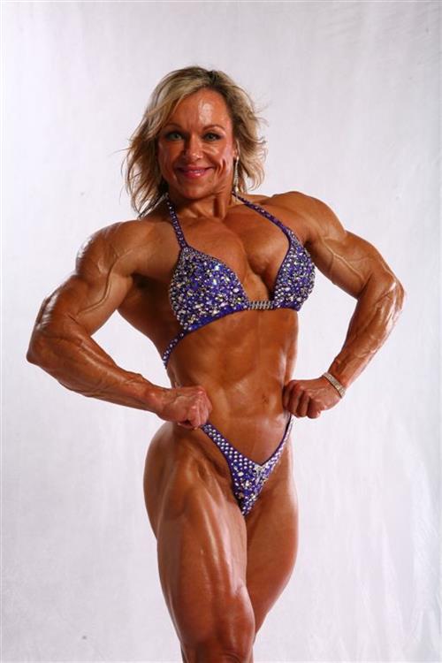 Lisa Aukland in a bikini