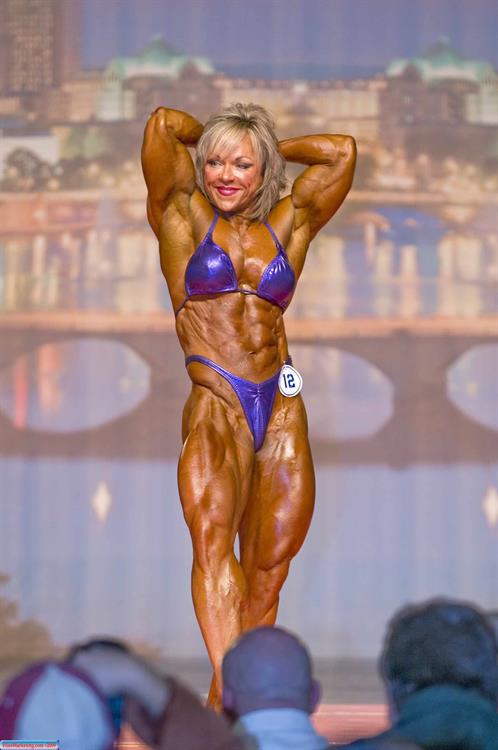 Lisa Aukland in a bikini