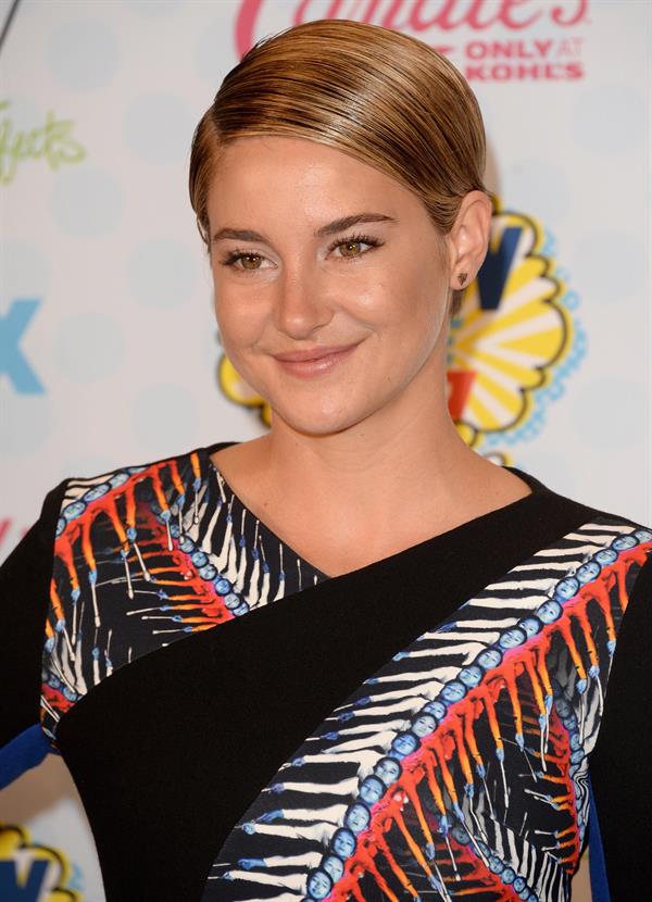 Shailene Woodley attending the 2014 Teen Choice Awards in Los Angeles on August 10, 2014