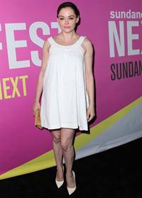 Rose McGowan attending the premiere of  Life After Beth  during the 2014 Sundance NextFest on August 6, 2014