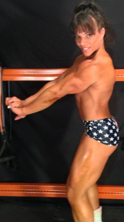 Sondra Faas in a bikini