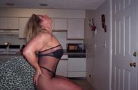 Nuriye Evans in lingerie