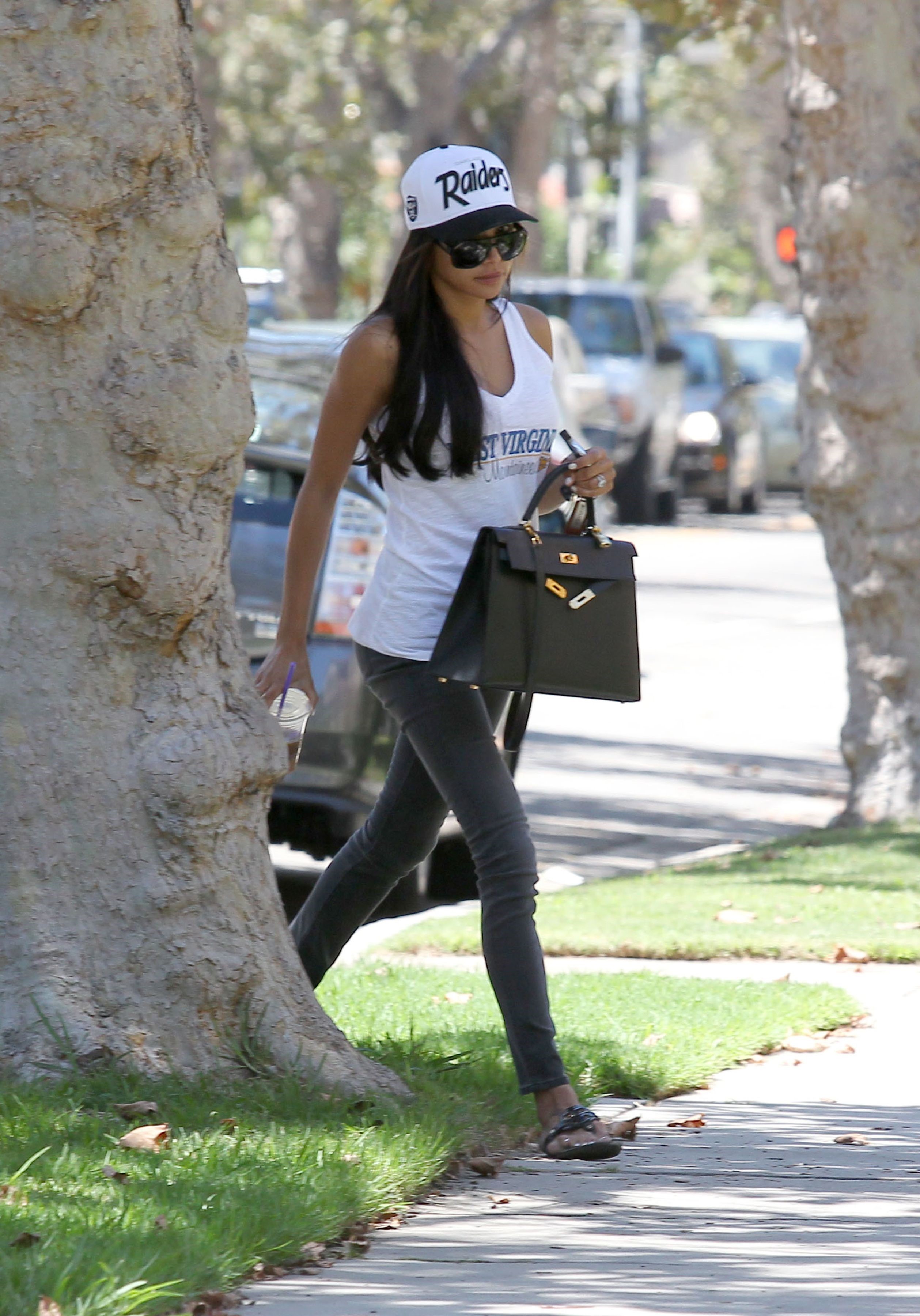 Naya Rivera on her way to a friends house in West Hollywood August 05, 2014