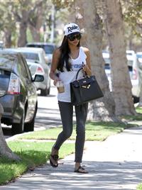 Naya Rivera on her way to a friends house in West Hollywood August 05, 2014