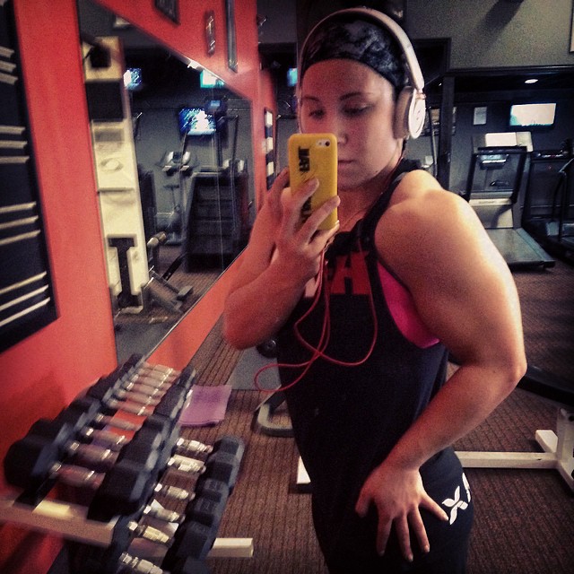 Chloe Sannito taking a selfie