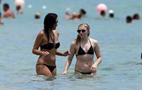 Chloe Grace Moretz candids in a Black Bikini in Miami Beach