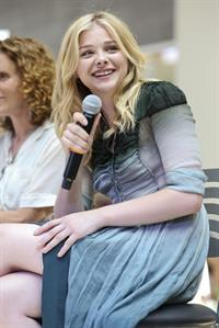 Chloe Grace Moretz attends a QA session Promoting  If I Stay in Seattle 