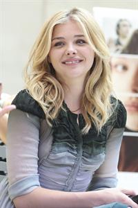 Chloe Grace Moretz attends a QA session Promoting  If I Stay in Seattle 