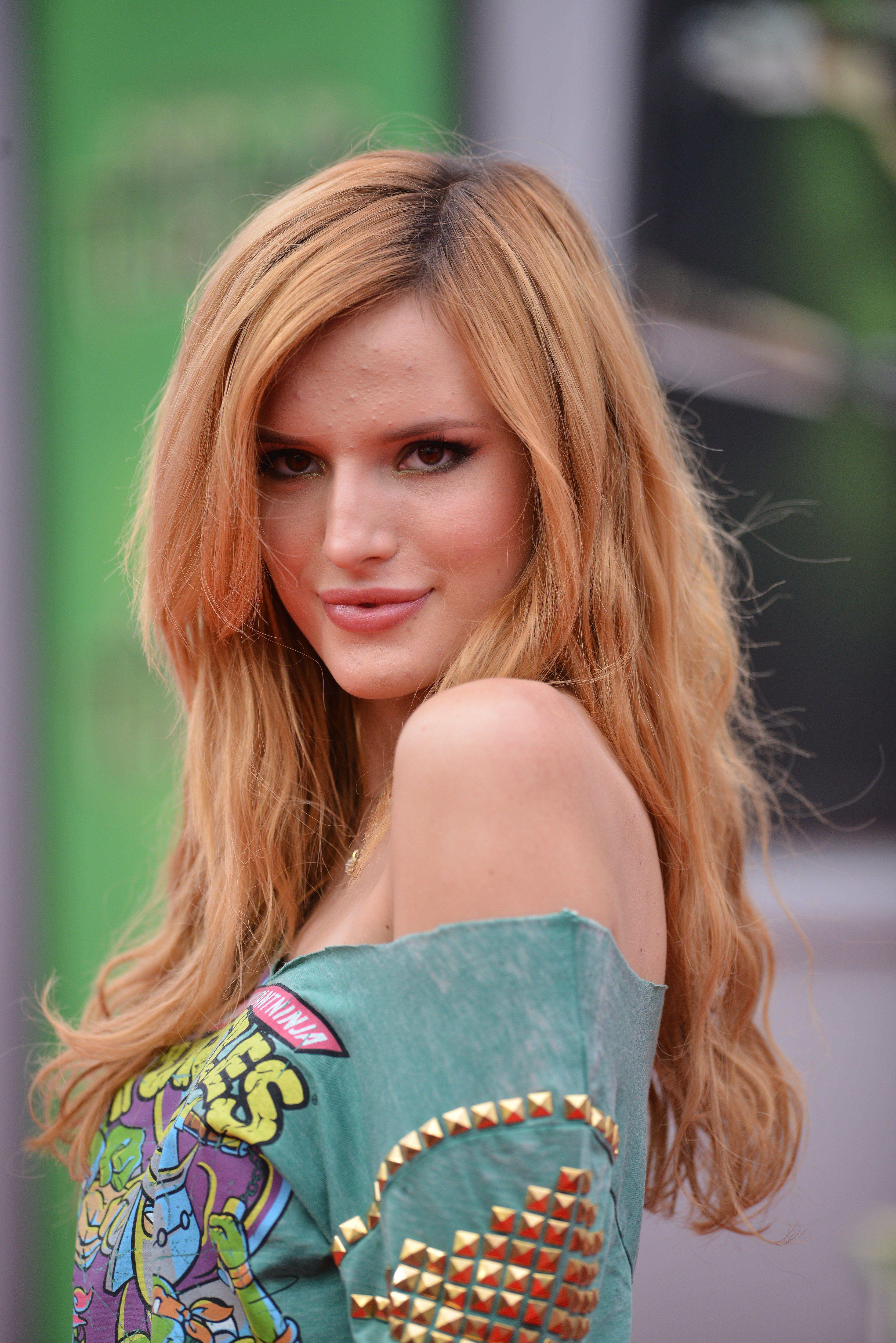 Bella Thorne at the Teenage Mutant Ninja Turtles L.A. premiere