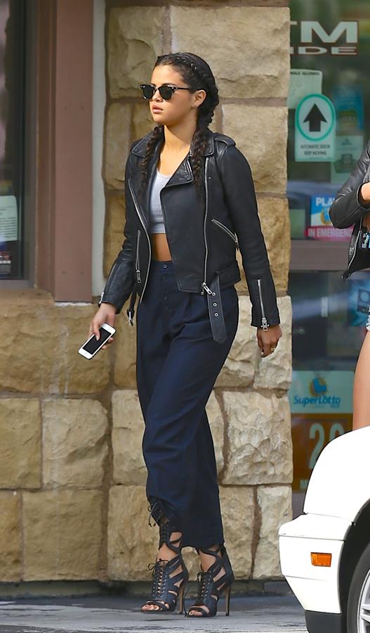 Selena Gomez leaving a convenience store in L.A.