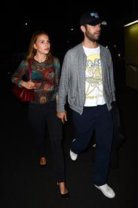 Natalie Portman at Jay Z and Beyonce concert at Rose Bowl August 2, 2014