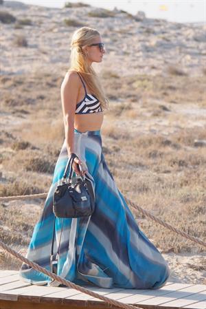 Paris Hilton On Holiday In Formentera