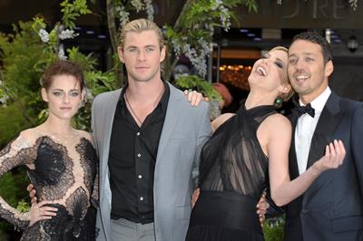 Charlize Theron and Kristen Stewart at the  Snow White And The Huntsman  World Premiere, May 14, 2012