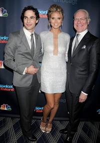 Heidi Klum attending the  America's Got Talent  Post Show in New York on August 21, 2013 