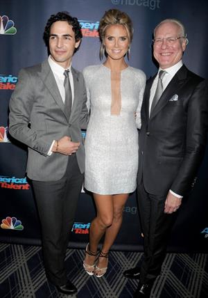 Heidi Klum attending the  America's Got Talent  Post Show in New York on August 21, 2013 