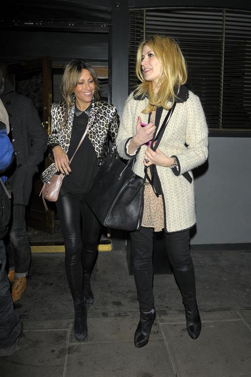 Holly Willoughby Groucho Club London - March 15, 2013 