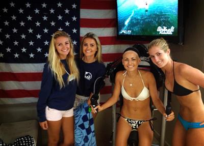 Anonymous in a bikini