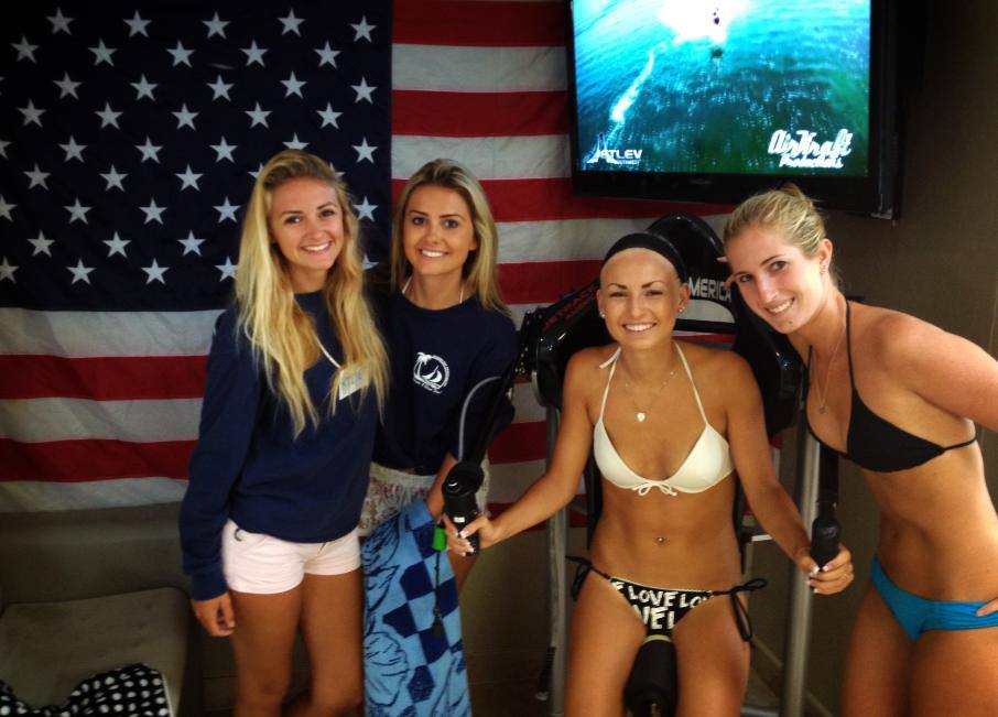 Anonymous in a bikini