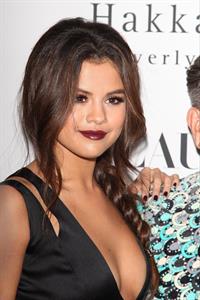 Selena Gomez showing off a ton of cleavage at Flaunt Magazine Release Party in Beverly Hills - Los Angeles - November 7, 2013 
