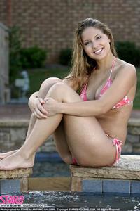 Emily Angel in a bikini