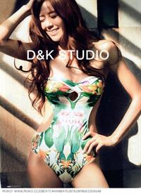 Zhou Wei Tong in a bikini