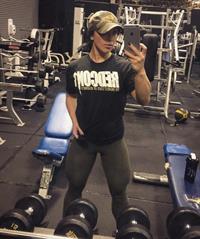 Chloe Sannito taking a selfie