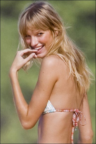 Amy Hixson in a bikini