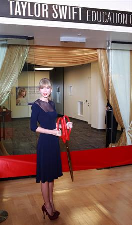 Taylor Swift Opening of the Taylor Swift Education Center in Nashville, October 12, 2013 